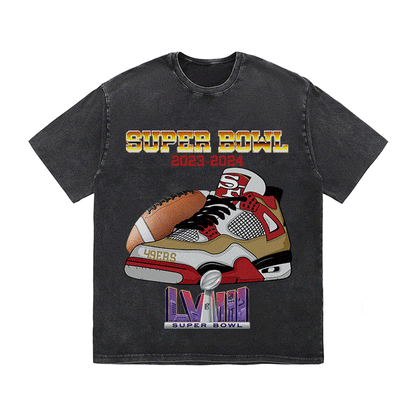 SUPERBOWL 3 HEAVY WEIGHT COTTON TEE-9191