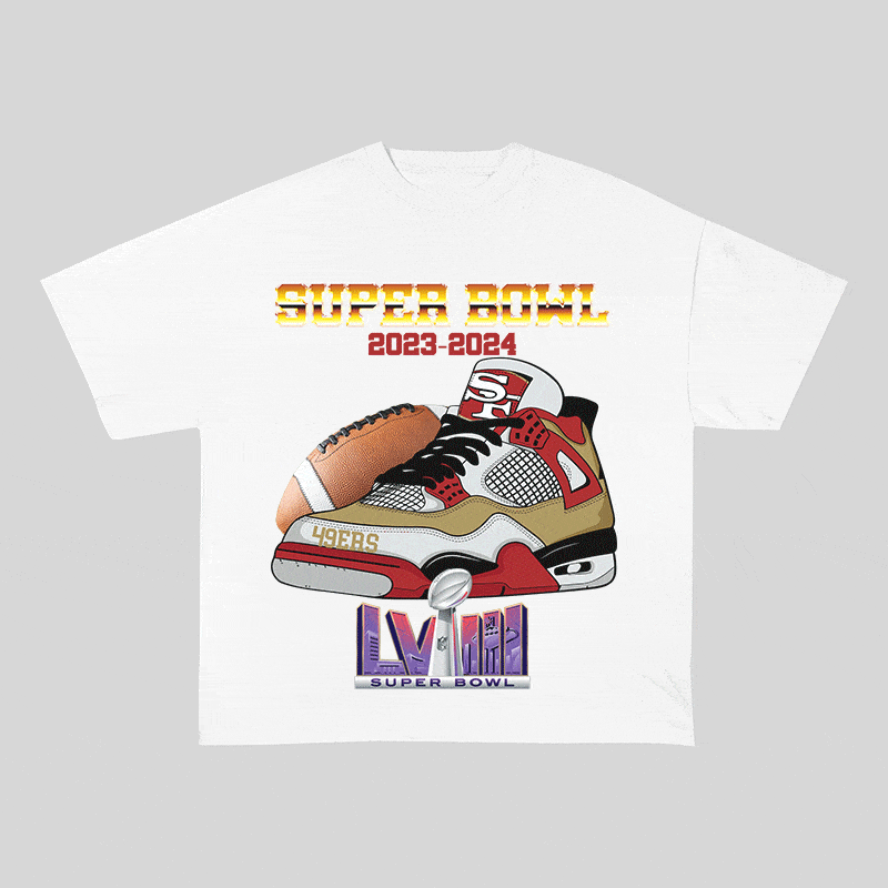 SUPERBOWL 3 HEAVY WEIGHT COTTON TEE-9191