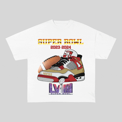 SUPERBOWL 3 HEAVY WEIGHT COTTON TEE-9191