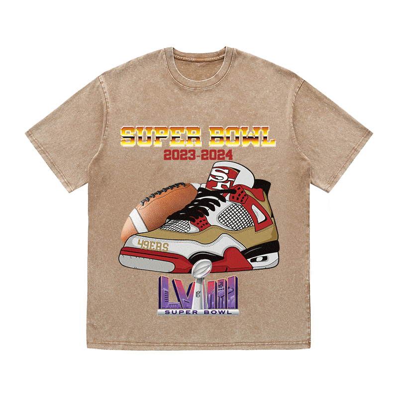 SUPERBOWL 3 HEAVY WEIGHT COTTON TEE-9191