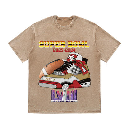 SUPERBOWL 3 HEAVY WEIGHT COTTON TEE-9191