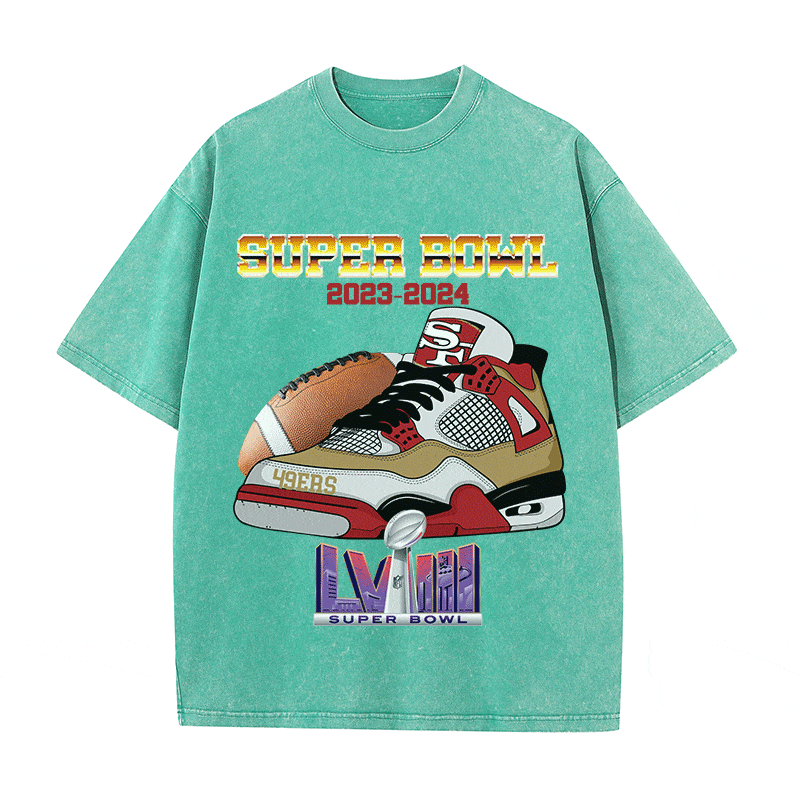 SUPERBOWL 3 HEAVY WEIGHT COTTON TEE-9191