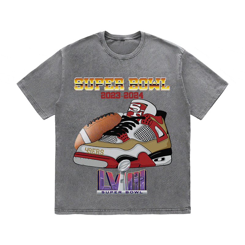 SUPERBOWL 3 HEAVY WEIGHT COTTON TEE-9191