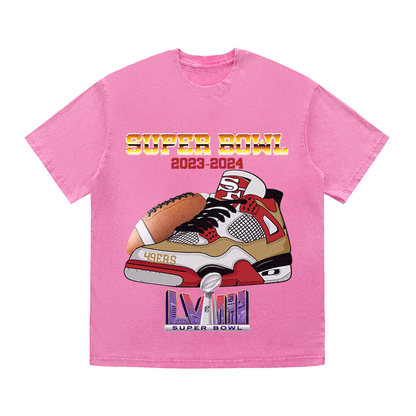 SUPERBOWL 3 HEAVY WEIGHT COTTON TEE-9191