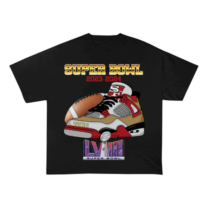 SUPERBOWL 3 HEAVY WEIGHT COTTON TEE-9191