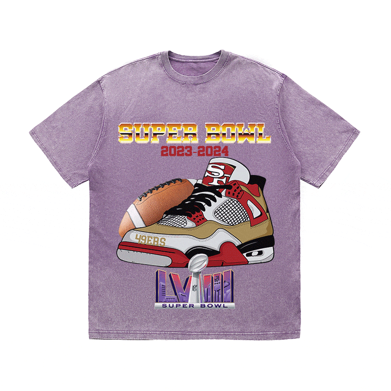 SUPERBOWL 3 HEAVY WEIGHT COTTON TEE-9191