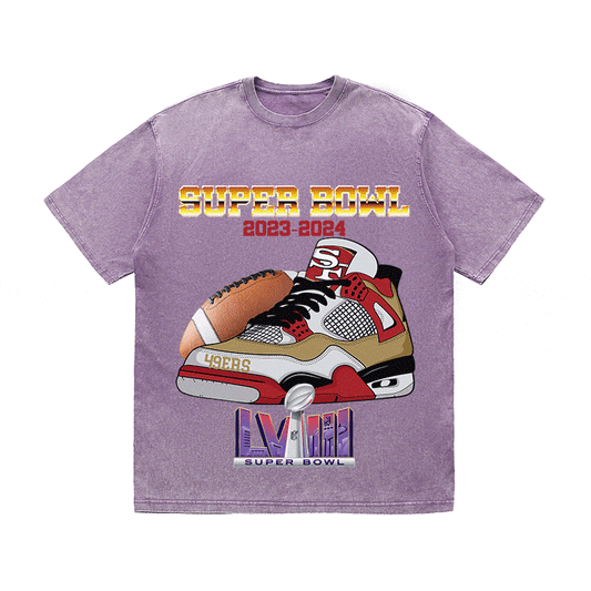 SUPERBOWL 3 HEAVY WEIGHT COTTON TEE-9191