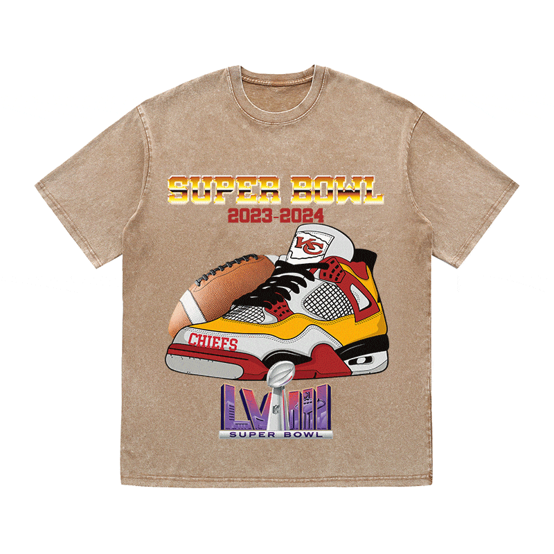 SUPERBOWL 3 KC HEAVY WEIGHT COTTON TEE-9190