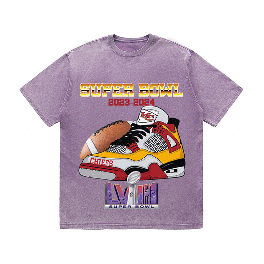 SUPERBOWL 3 KC HEAVY WEIGHT COTTON TEE-9190