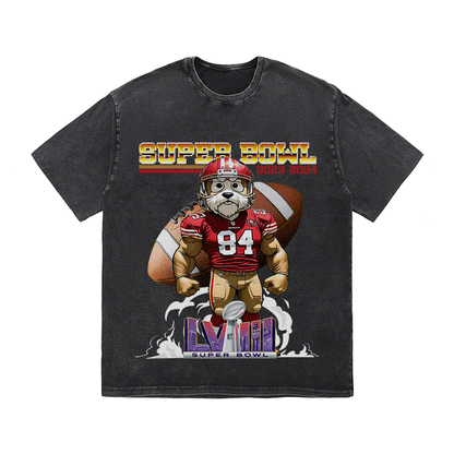 SUPERBOWL 4 SF HEAVY WEIGHT COTTON TEE-9193
