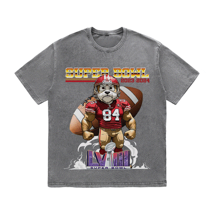 SUPERBOWL 4 SF HEAVY WEIGHT COTTON TEE-9193
