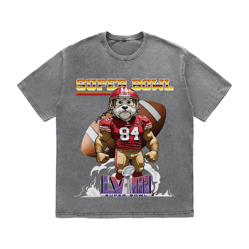 SUPERBOWL 4 SF NO YEAR HEAVY WEIGHT COTTON TEE-9183