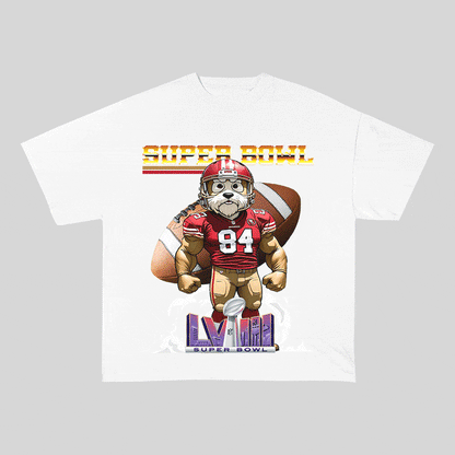 SUPERBOWL 4 SF NO YEAR HEAVY WEIGHT COTTON TEE-9183