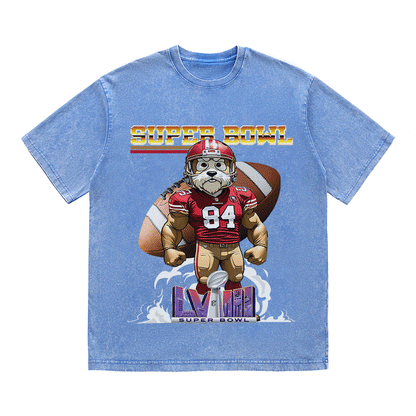 SUPERBOWL 4 SF NO YEAR HEAVY WEIGHT COTTON TEE-9183