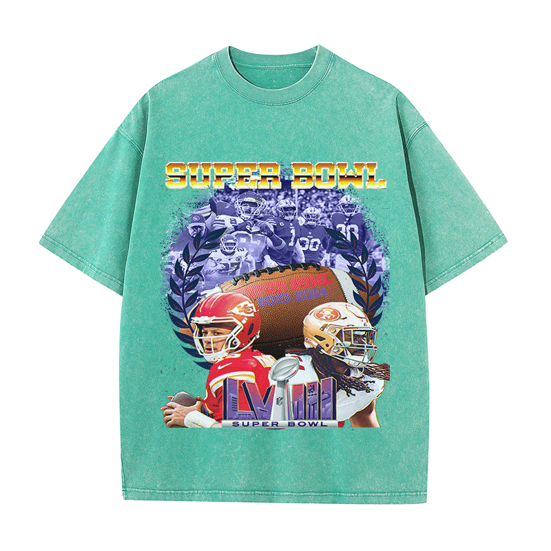 SUPERBOWL 5 HEAVY WEIGHT COTTON TEE-9194
