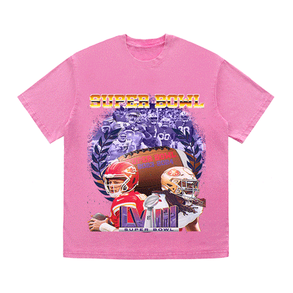 SUPERBOWL 5 HEAVY WEIGHT COTTON TEE-9194