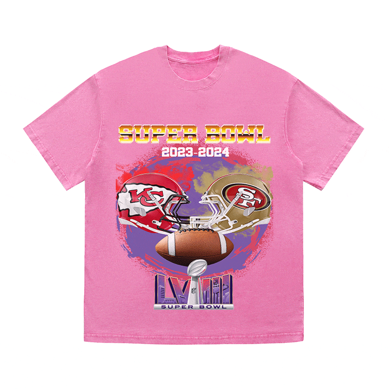 SUPERBOWL HEAVY WEIGHT COTTON TEE-9195