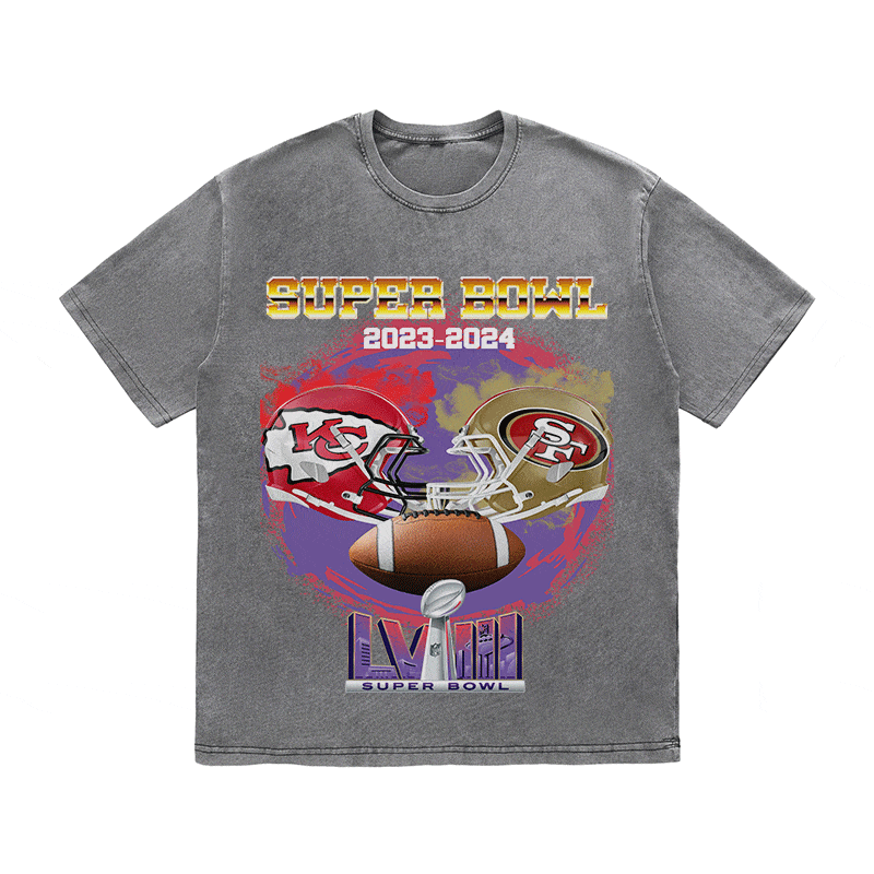 SUPERBOWL HEAVY WEIGHT COTTON TEE-9195
