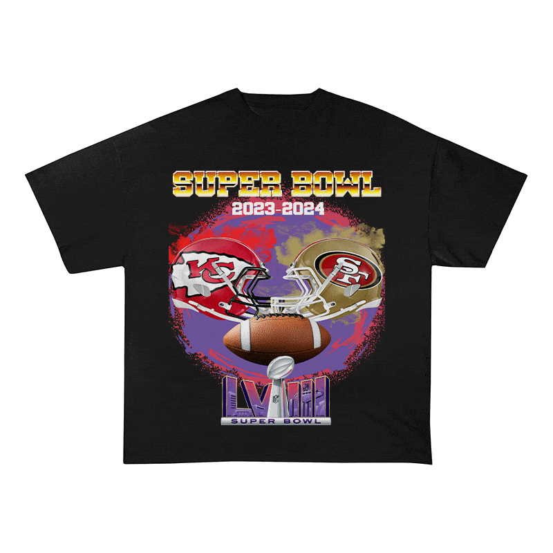 SUPERBOWL HEAVY WEIGHT COTTON TEE-9195