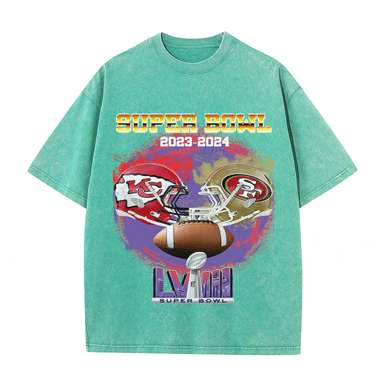 SUPERBOWL HEAVY WEIGHT COTTON TEE-9195