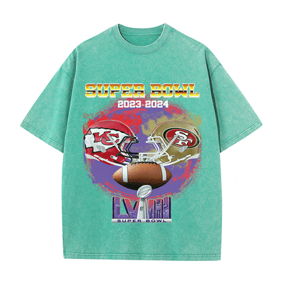 SUPERBOWL HEAVY WEIGHT COTTON TEE-9195