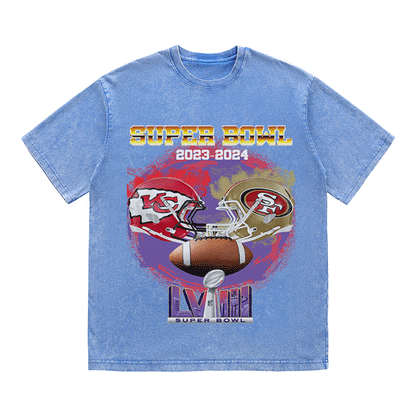 SUPERBOWL HEAVY WEIGHT COTTON TEE-9195