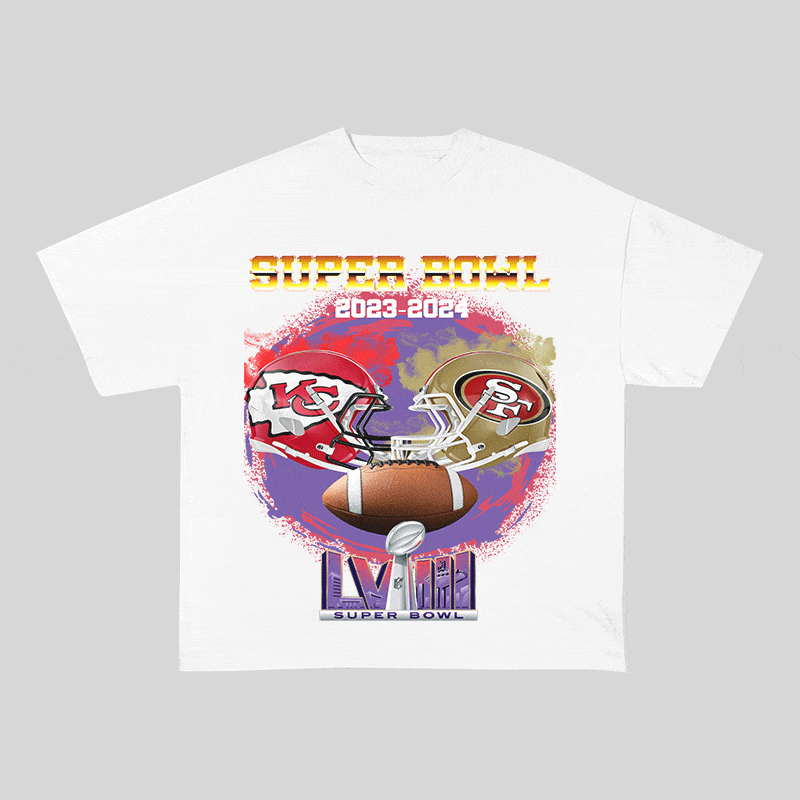 SUPERBOWL HEAVY WEIGHT COTTON TEE-9195