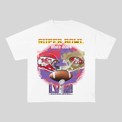 SUPERBOWL HEAVY WEIGHT COTTON TEE-9195