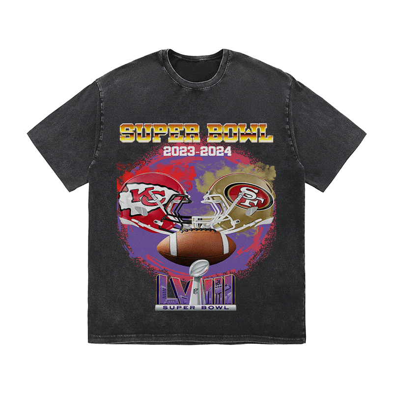 SUPERBOWL HEAVY WEIGHT COTTON TEE-9195