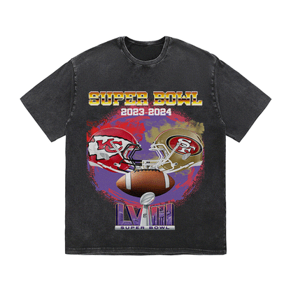 SUPERBOWL HEAVY WEIGHT COTTON TEE-9195