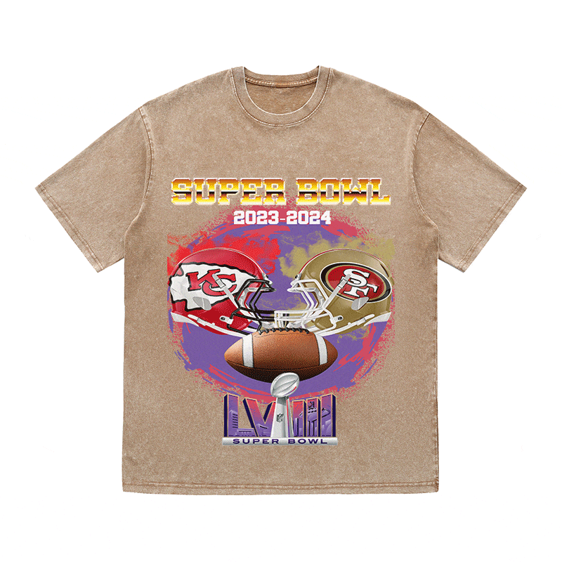 SUPERBOWL HEAVY WEIGHT COTTON TEE-9195