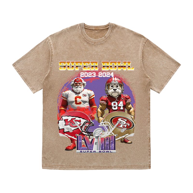 SUPERBOWL HEAVY WEIGHT COTTON TEE-9196