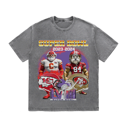 SUPERBOWL HEAVY WEIGHT COTTON TEE-9196