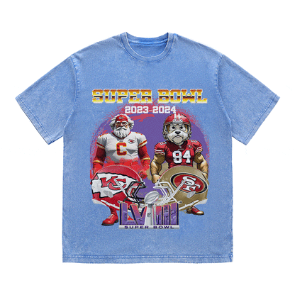 SUPERBOWL HEAVY WEIGHT COTTON TEE-9196