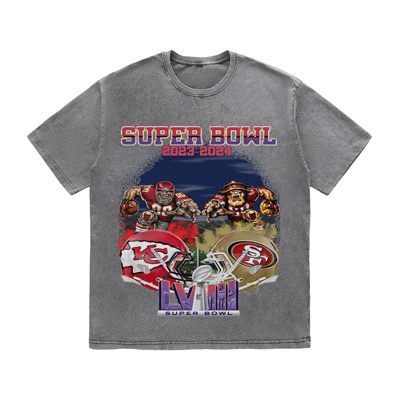SUPERBOWL HEAVY WEIGHT COTTON TEE-9197