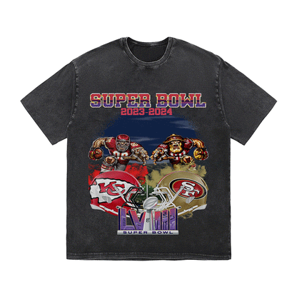SUPERBOWL HEAVY WEIGHT COTTON TEE-9197