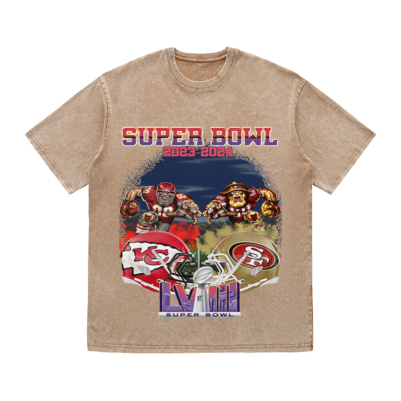 SUPERBOWL HEAVY WEIGHT COTTON TEE-9197