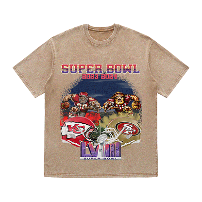 SUPERBOWL HEAVY WEIGHT COTTON TEE-9197