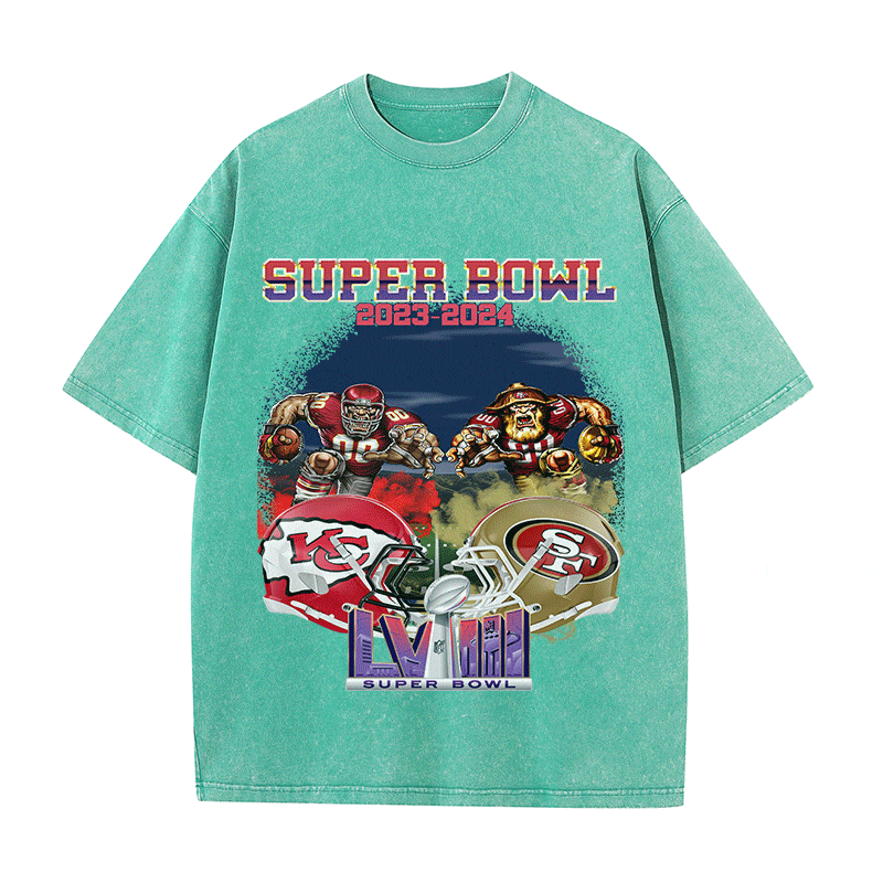 SUPERBOWL HEAVY WEIGHT COTTON TEE-9197