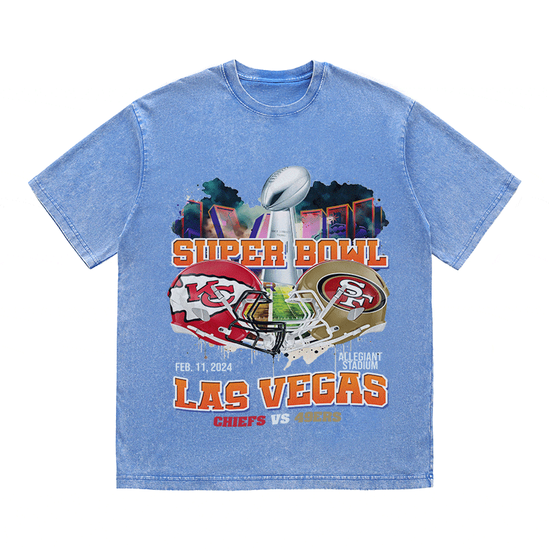 SUPERBOWL HEAVY WEIGHT COTTON TEE-9198