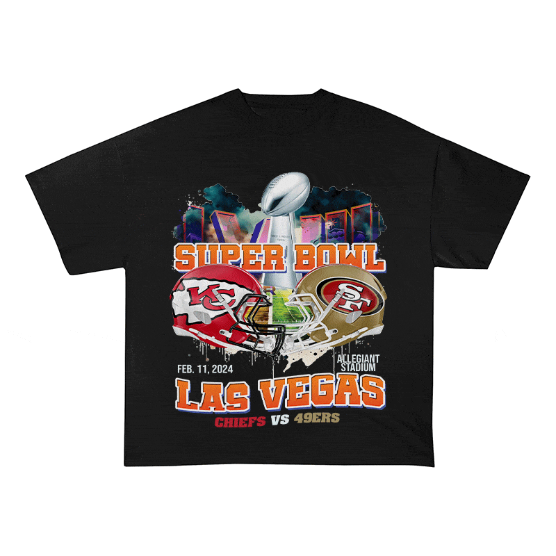 SUPERBOWL HEAVY WEIGHT COTTON TEE-9198