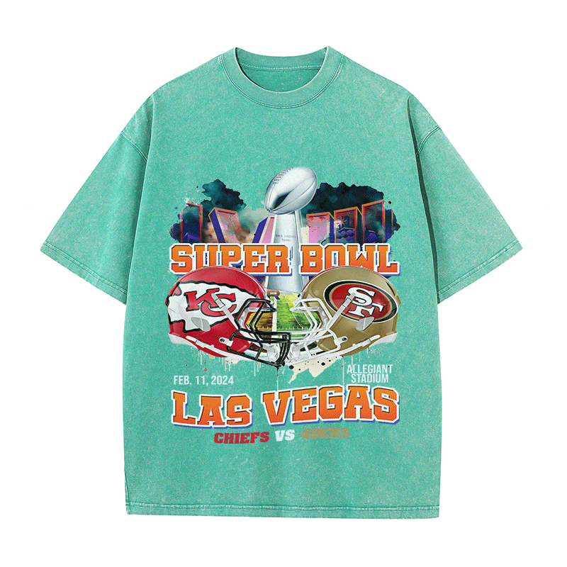 SUPERBOWL HEAVY WEIGHT COTTON TEE-9198