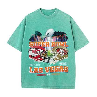 SUPERBOWL HEAVY WEIGHT COTTON TEE-9198