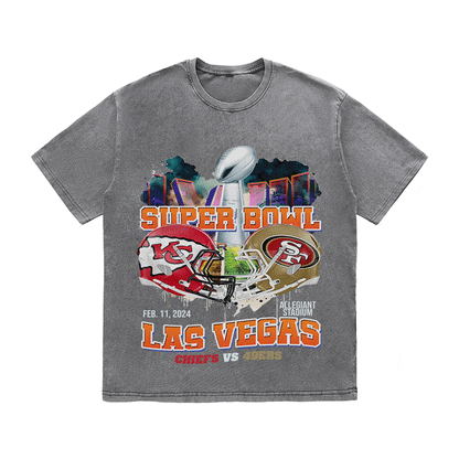 SUPERBOWL HEAVY WEIGHT COTTON TEE-9198