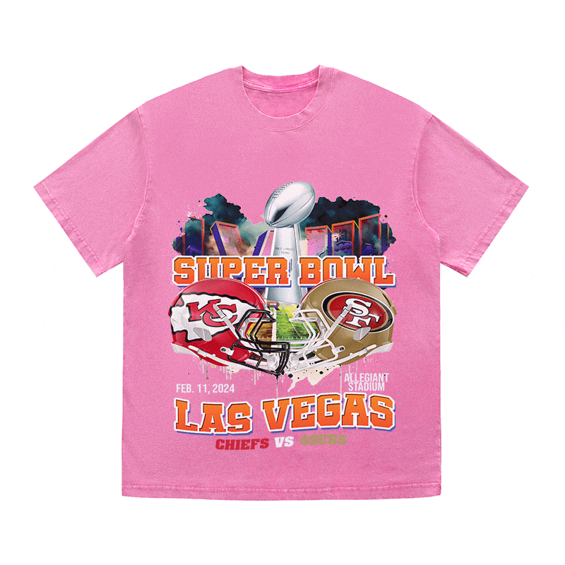 SUPERBOWL HEAVY WEIGHT COTTON TEE-9198