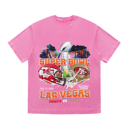 SUPERBOWL HEAVY WEIGHT COTTON TEE-9198