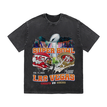 SUPERBOWL HEAVY WEIGHT COTTON TEE-9198