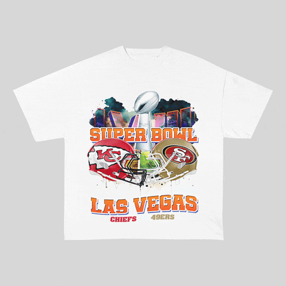 SUPERBOWL HEAVY WEIGHT COTTON TEE-9198
