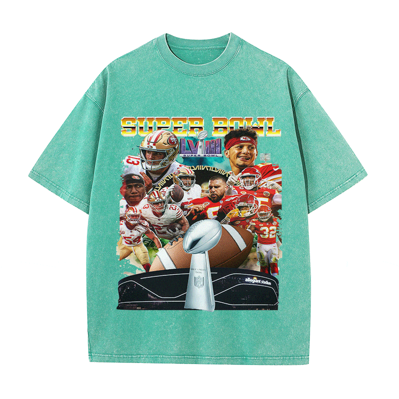 SUPERBOWL HEAVY WEIGHT COTTON TEE-9199