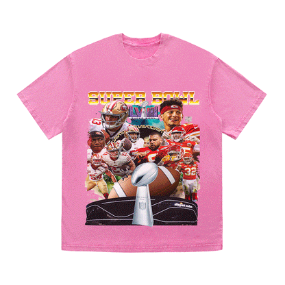 SUPERBOWL HEAVY WEIGHT COTTON TEE-9199